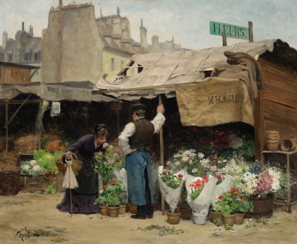 At the Flower Market