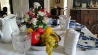 Octagon House Table Setting