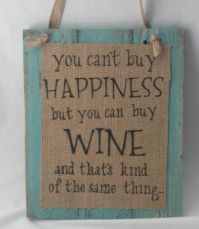 Wine buys Happiness