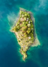 Aerial Island Landscape (Huge)
