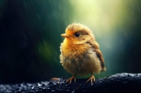 3 ~ 'Wet toddler birdy'