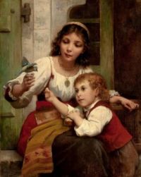 child-and-mother-with-bird