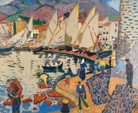 André Derain, 1905, Le séchage des voiles (The Drying Sails),1905. / Resize from 12 to 195 pieces.