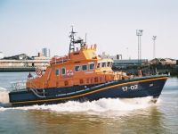 A Severn class RNLI lifeboat.