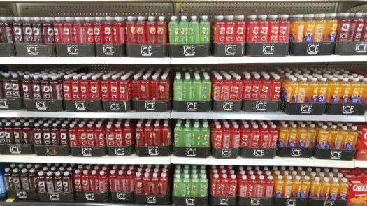 Soda Display in the Middle of the Isle at Walmart Editorial ...