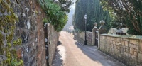 Kirk Road Dalserf, Scotland - at the Church gate