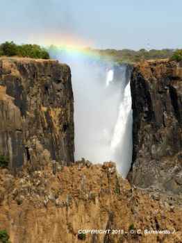 ZAMBIA – Victoria Falls – View from the Zambian side