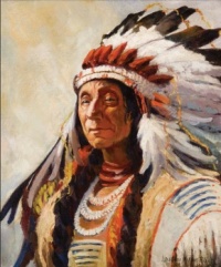 Laverne Nelson Black (American, 1887–1938), Chief Red Cloud