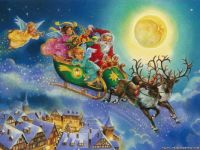 santa's ride with the angels
