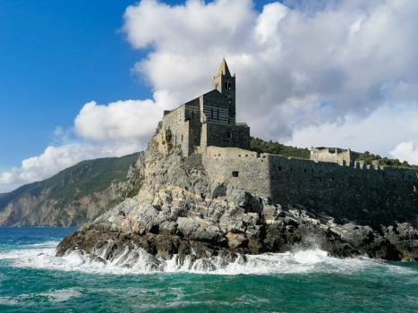 Solve San Pietro Church, Porto Venere, Italy jigsaw puzzle online with ...