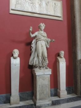 Located  in the Sala Rotonda of the Vatican Museum