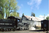 Cumbres and Toltec R.R. locomotive 488.