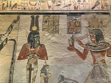 Inside tomb of Ramses III