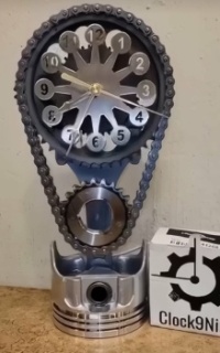 Cool clock, not mine hough.