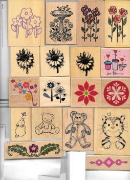some of my card-making stamps