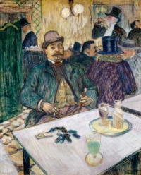 Monsieur Boileau at the Café (1893) by Henri de Toulouse–Lautrec