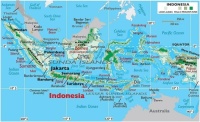 Indonesia map of