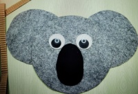 koala art for Australia day
