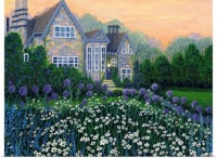 English Cottage by Bonnie B. Cook