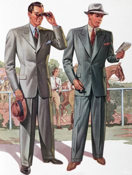 Solve 1944 men fashion jigsaw puzzle online with 130 pieces