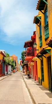 O colorido de Cartagena, Colômbia !!!