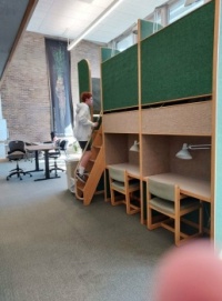Grinnell College study pods