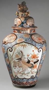 Baluster-shaped Vase (part of an assembled garniture), Japanese, ca. 1690–1720