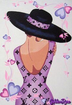 Lady in lavender