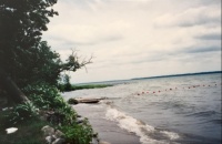 Scene along the shore of Lake Superior.