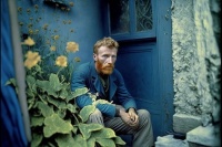(Prompt_ 'color photo of Vincent van Gogh at his home in Arles in 1869, photo by Robert Capa') by ganweaving“