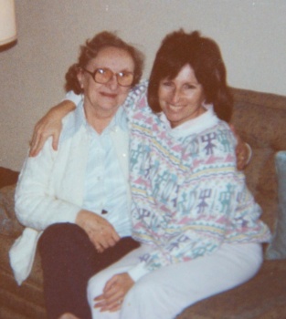Mom (Esther Molnar Szabo) & Margit (Maggie) Jan. 1988