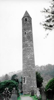 Round Tower, St. Kevin's Monastery, Ireland