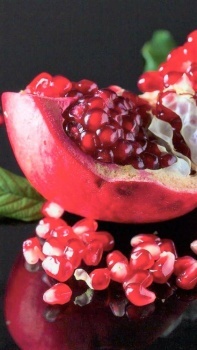 Up Close Pomegranate