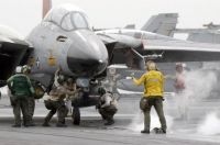 US Navy F-14 Deck Operations