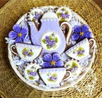 Violet Tea Cookies