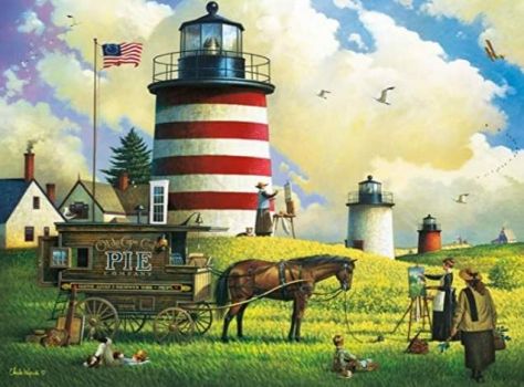 Jigsaw Puzzle | Charles Wysocki 04 | 63 pieces | Jigidi