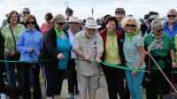 Community walk ribbon cutting