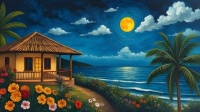 Idyllic Countryside of Brazil – A Naïve Art Escape 🌿🎨
