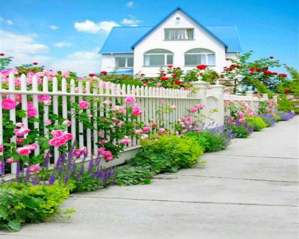 Cottage & Beautiful Garden