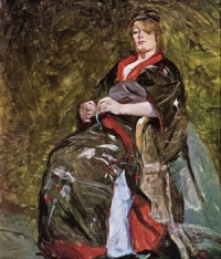 Henri de Toulouse-Lautrec (French, 1864–1901), Lili Grenier in a Kimono (1888)