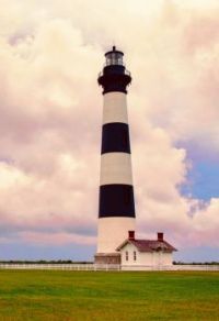 Bodie Island Lighthouse at Dusk  -- Nags Head, North Carolina...