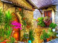 Sermoneta - a hill town and commune in the province of Latina (Lazio), central Italy