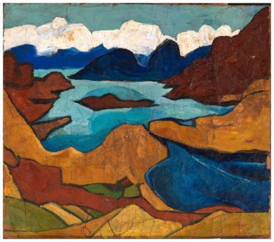 Mountain Lake (c.1935-38) ~ William H. Johnson