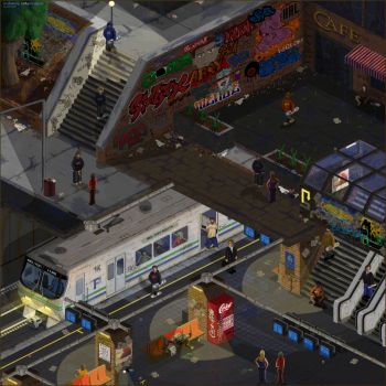Subway Cityscape