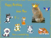 Happy Birthday dear Max (Jana's cat - Janazlouky)