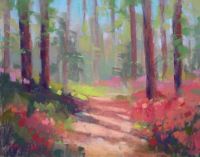 Woods-Pastel-Painting-by-Karen-Margulis