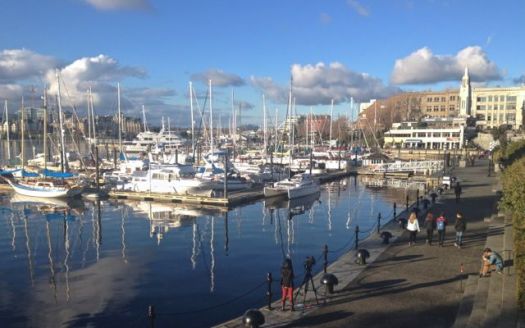 just took this!  another lovely day in Victoria's inner harbour