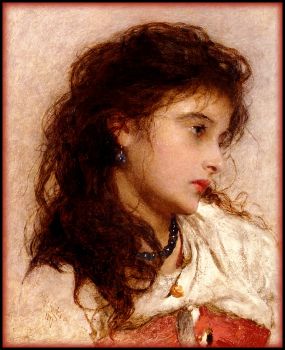 George E Hicks - A Gypsy Girl, 1899