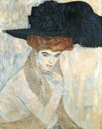 The Black Feather Hat ,1910