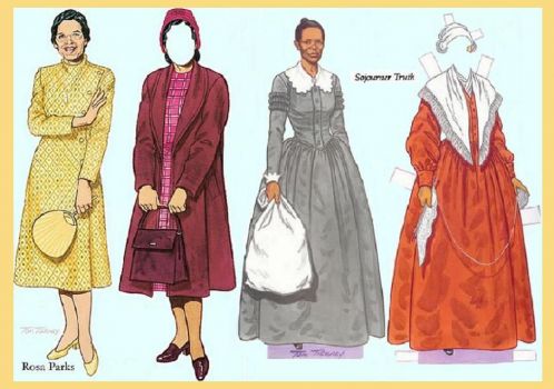 rosa parks paper doll